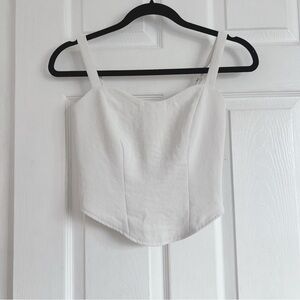 Abercrombie Crepe White Women's Cami